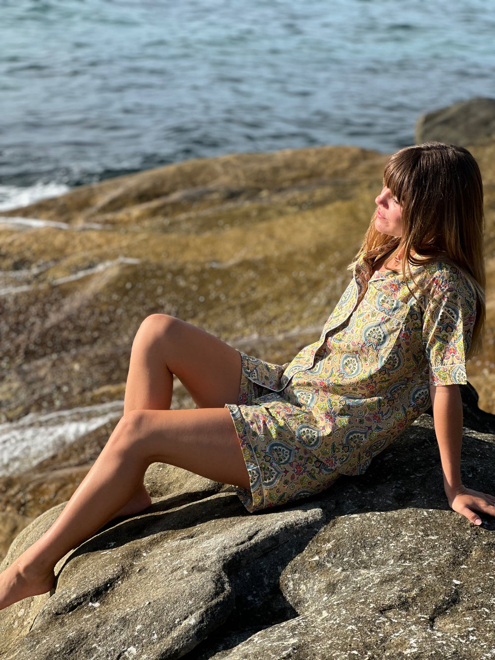 Indian Cotton Pjs - Paisley