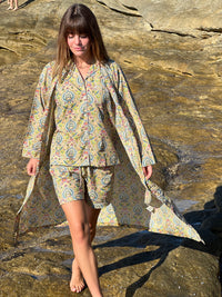 Indian Cotton Pjs - Paisley