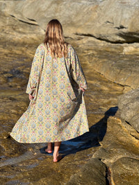 Indian Cotton Robe -PAISLEY