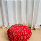 Meditation Cushions - vintage kantha pink