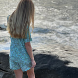 Indian Cotton Pjs - AQUA dreams
