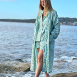 Indian Cotton Pjs - AQUA dreams