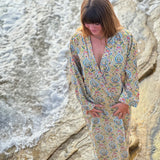 Indian Cotton Robe -PAISLEY