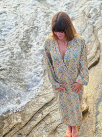 Indian Cotton Robe -PAISLEY