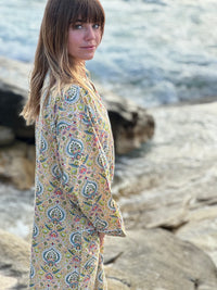 Indian Cotton Robe -PAISLEY