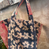 Vintage Kantha BLUE FLORAL