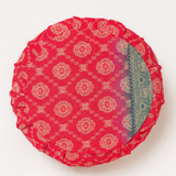 Meditation Cushions - vintage kantha pink